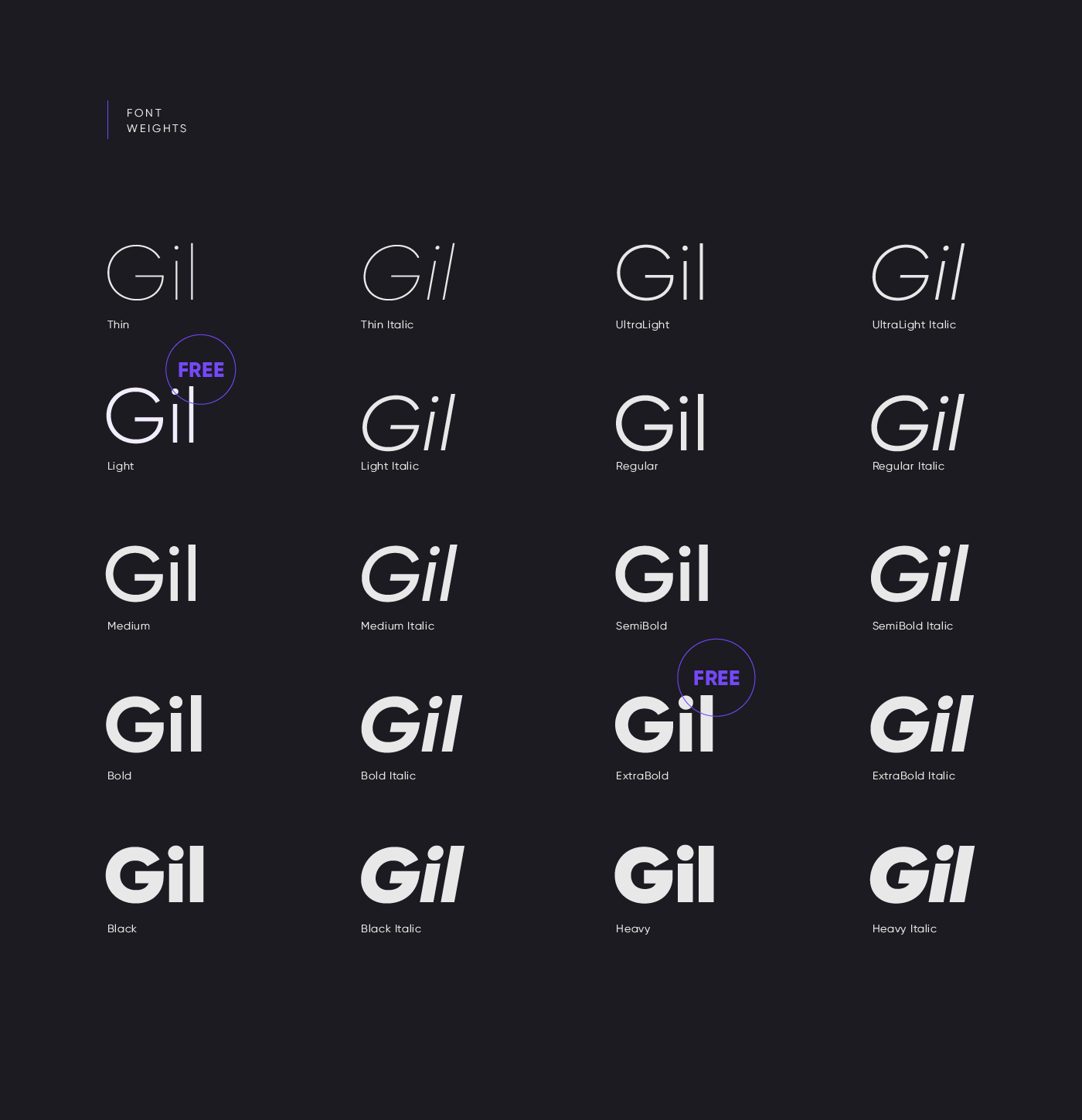 gilroy medium font free download